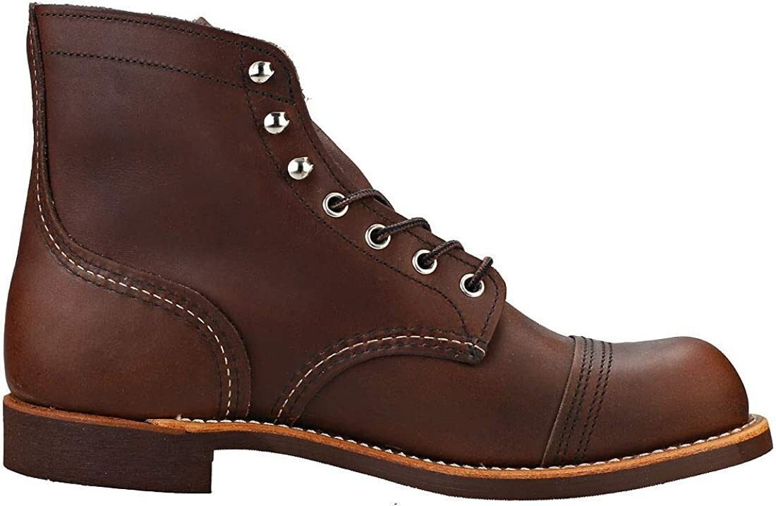 Red Wing Heritage Classic 6" Iron Ranger Boot # 8111 Amber Made in USA 2E & D